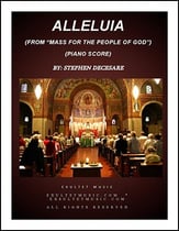 Alleluia SATB choral sheet music cover